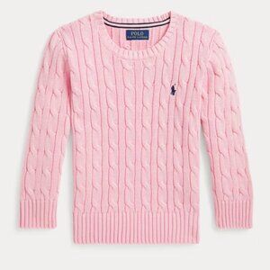 Cable-Knit Cotton Sweater